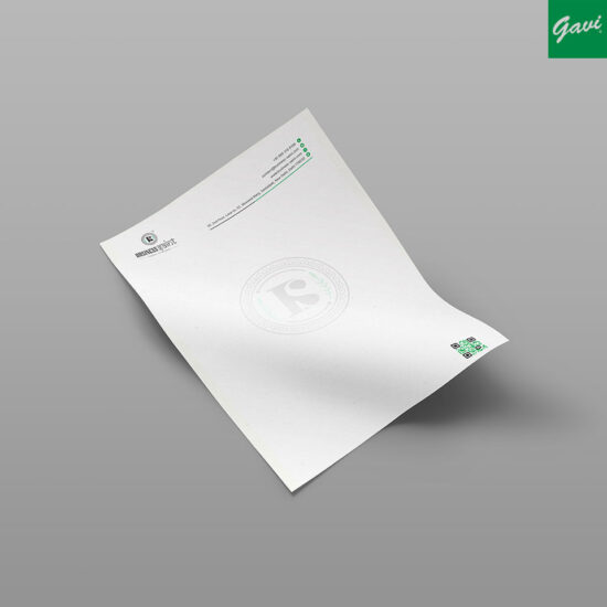 Clean and creative letterhead design ideas for business consulting firm