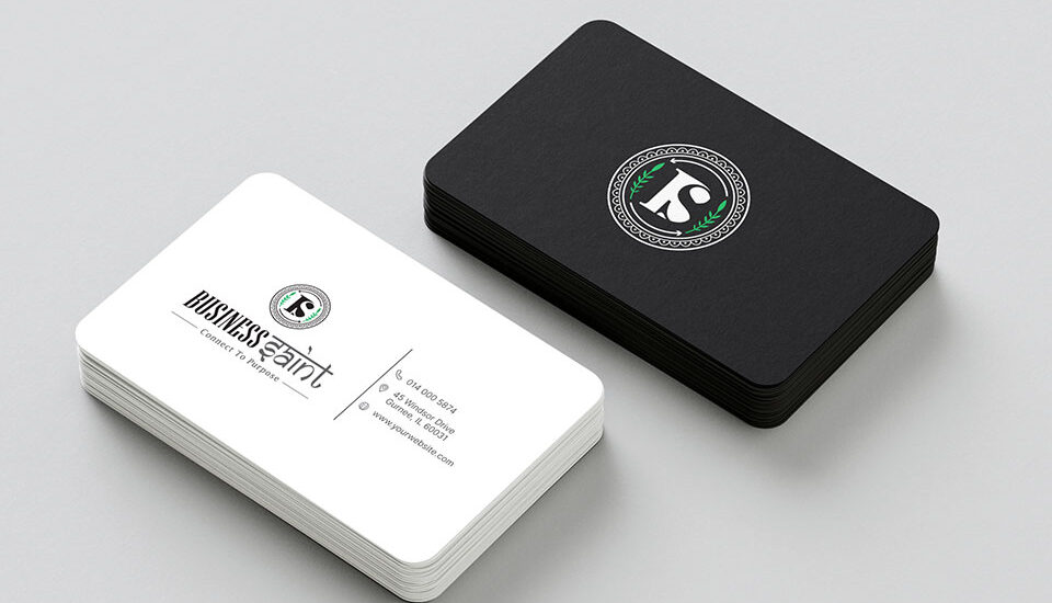 Modern business card design ideas for business consulting firm