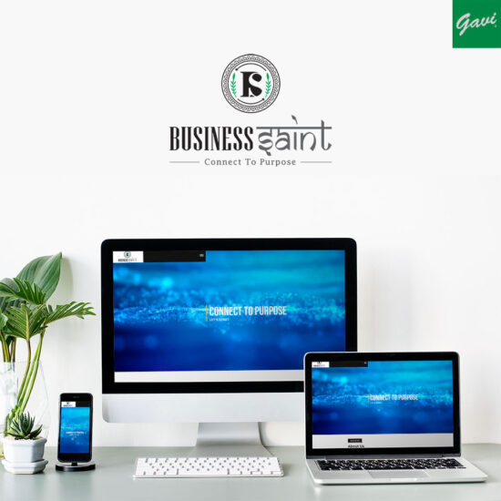 Modern web design for business consulting firm