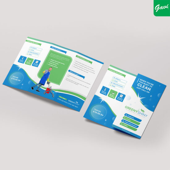 Cleaning Services Brochure Design