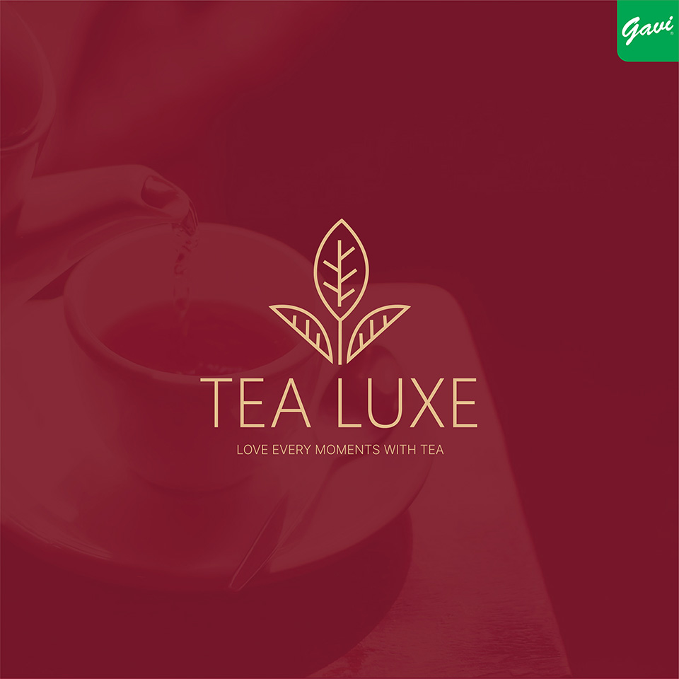luxury minimalist tea logo design
