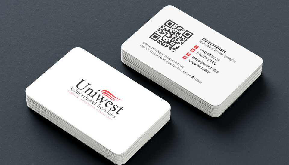 Creative company business card design